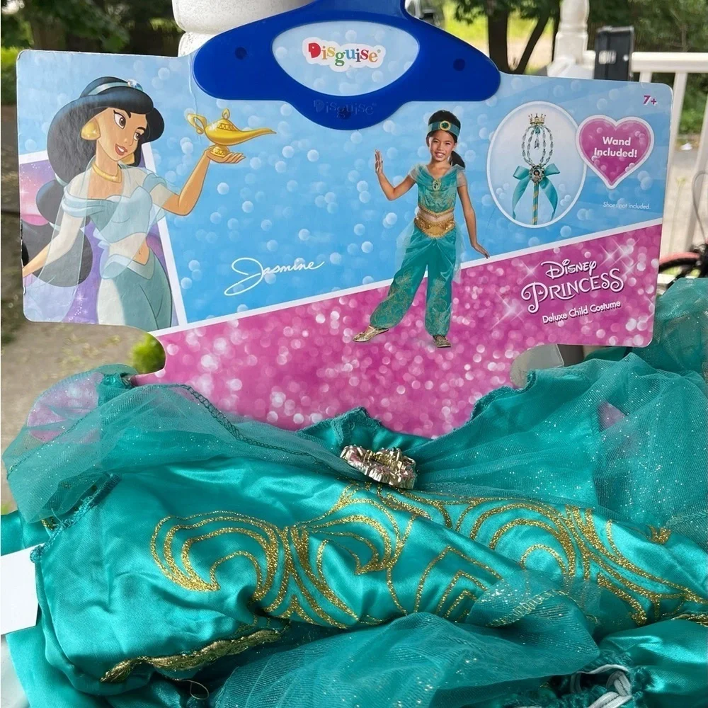 Disney Princess Jasmine From Aladdin Girls Deluxe Costume